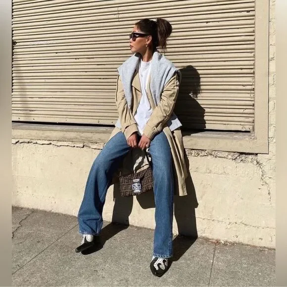 Boyish NWT Maxwell Trench Coat in The Crowd - Picture 5 of 14